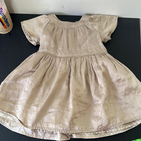 Charming Cream Kids Dress - Picture 1 of 2